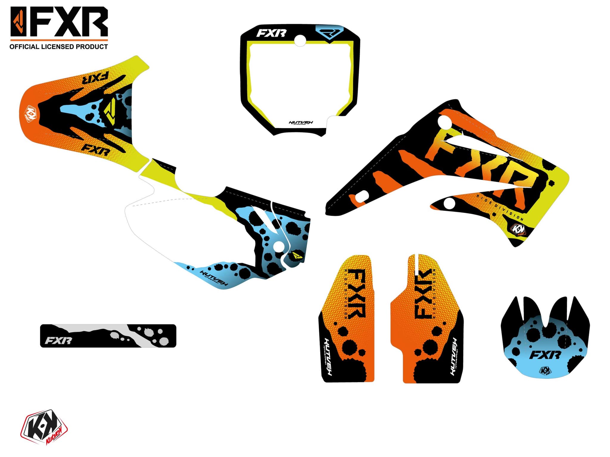dirt bike honda cr 85 fxr dart frog   graphic kit | Honda | Kutvek - View 2