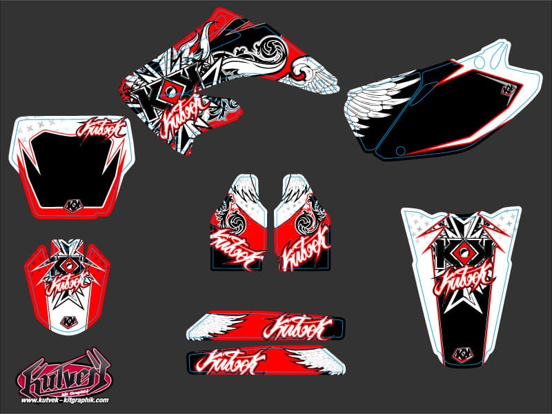 kit graphique motocross honda cr 125 demon | Honda | Kutvek - View 2