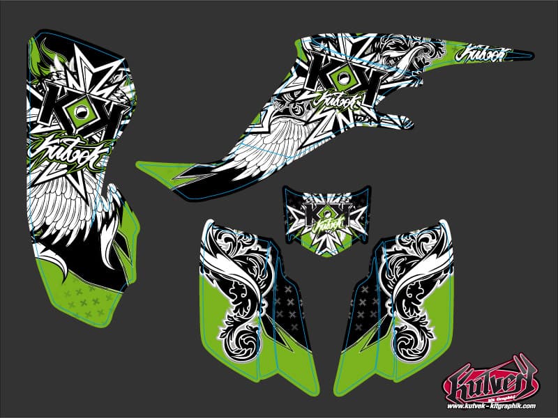 kit graphique quad kawasaki kfx 400 demon | Kawasaki | Kutvek - View 2