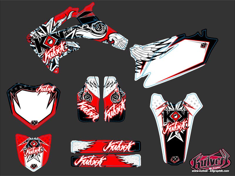 kit graphique motocross honda crf 450 r demon | Honda | Kutvek - View 2