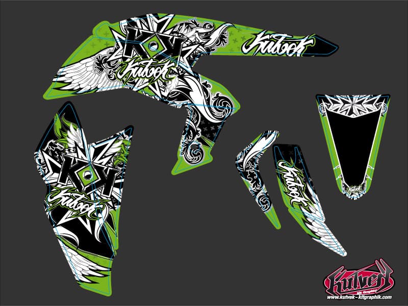 Kit graphique Quad Demon Kawasaki 450 KFX | Kawasaki | Kutvek - View 2