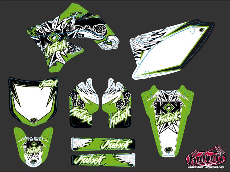 kit decorativo moto-cross kawasaki kx 450 f demon replica | Kawasaki | Kutvek - View 2
