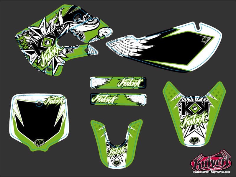 dirt bike kawasaki kx 65 demon   graphic kit | Kawasaki | Kutvek - View 2