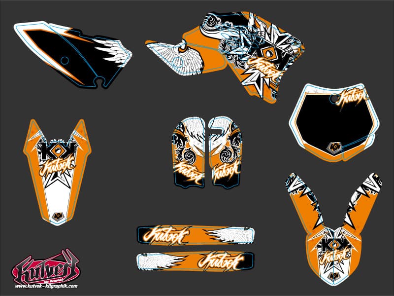 deko-set moto-cross ktm sx 65 demon replica | KTM | Kutvek - View 2