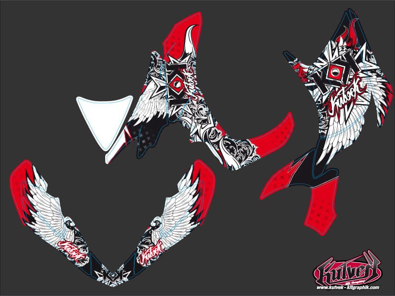 Kit graphique Quad Demon Honda 700 TRX | Honda | Kutvek - View 2