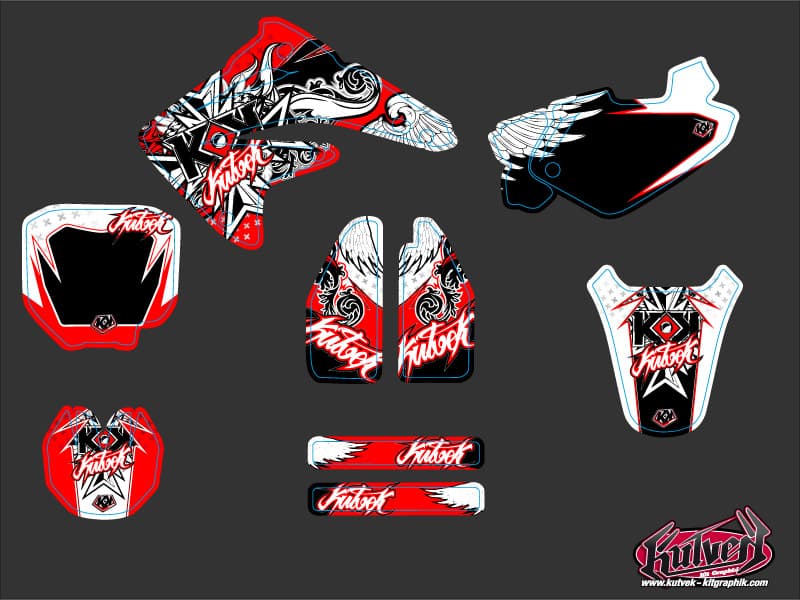 deko-set moto-cross honda cr 85 demon replica | Honda | Kutvek - View 2