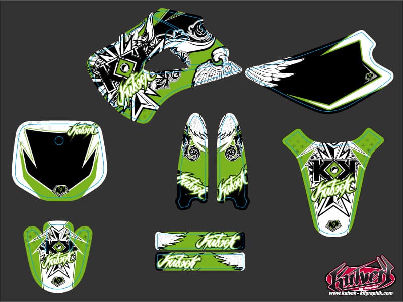 deko-set moto-cross kawasaki kx 85 demon replica | Kawasaki | Kutvek - View 2