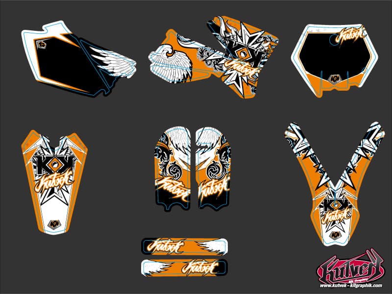 deko-set moto-cross ktm sx 85 demon replica | KTM | Kutvek - View 2