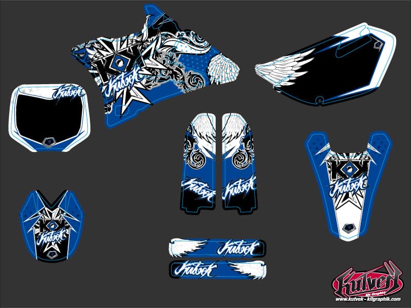 dirt bike yamaha yz 85 demon   graphic kit | 85 YZ | Kutvek - View 2