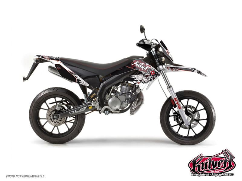 kit graphique 50cc demon derbi xtreme rouge | SENDA | Kutvek