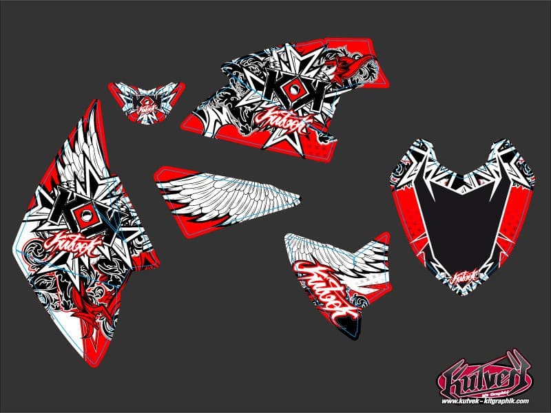 kit graphique quad polaris outlaw 450 demon | Polaris | Kutvek - View 2