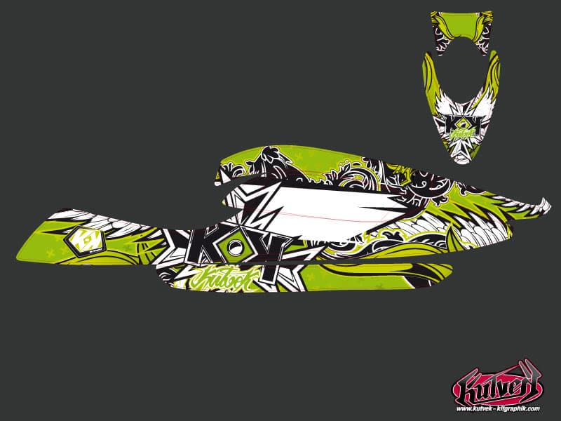 kit de decoración moto acuática kawasaki sx-r 800 demon réplica | Kawasaki | Kutvek - View 2