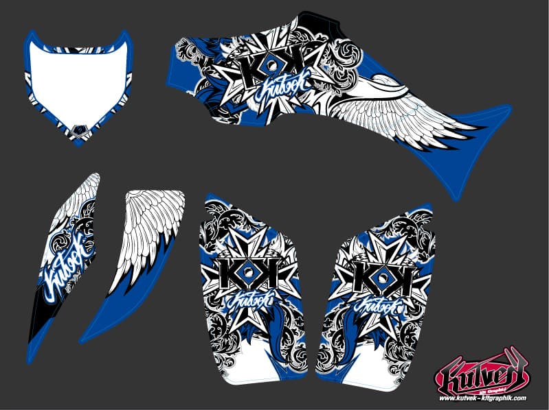 kit graphique quad yamaha wolverine 350 demon | Yamaha | Kutvek - View 2