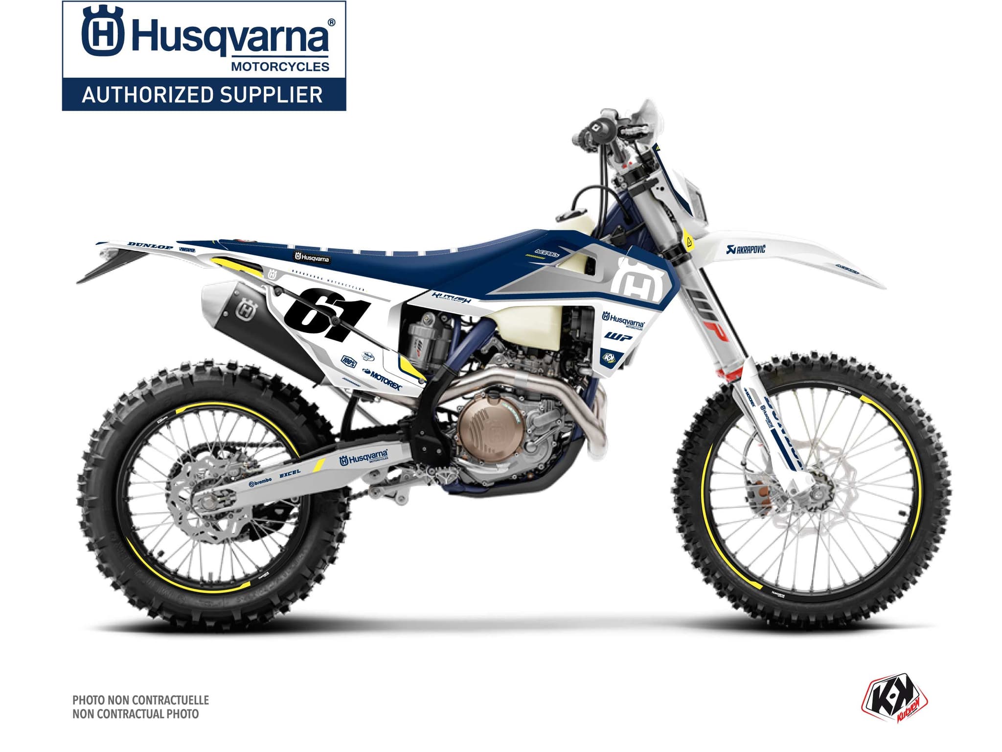 kit graphique motocross husqvarna te 125 d-skt bleu  