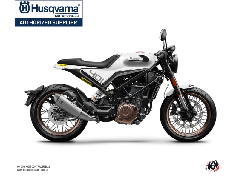 kit graphique moto husqvarna vitpilen 401 dusk blanc-noir  