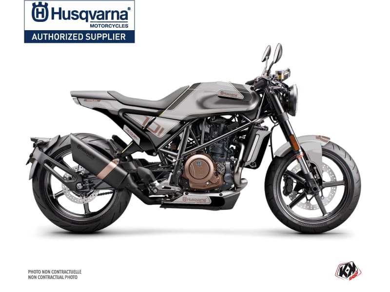 kit graphique moto husqvarna vitpilen 701 dusk gris-noir  