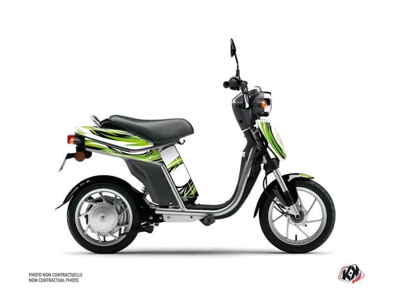 Kit graphique Scooter Electro MBK Eco-3 Vert | MBK | Kutvek