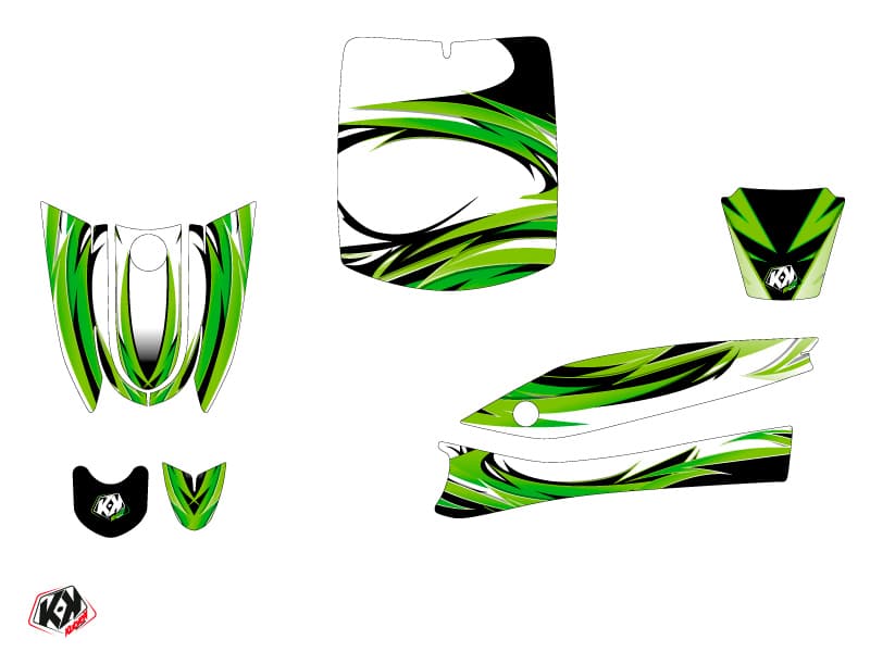 kit de decoración scooter electro yamaha eco-3 verde | Yamaha | Kutvek - View 2