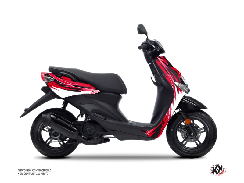 Kit graphique Scooter Electro MBK Ovetto Rouge