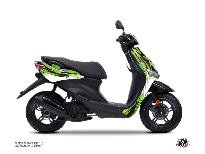 kit graphique scouter mbk ovetto electro vert  