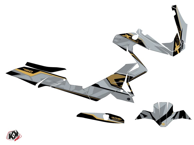 Kit graphique Maxiscooter Energy Honda X-ADV Gris | Honda | Kutvek - View 2