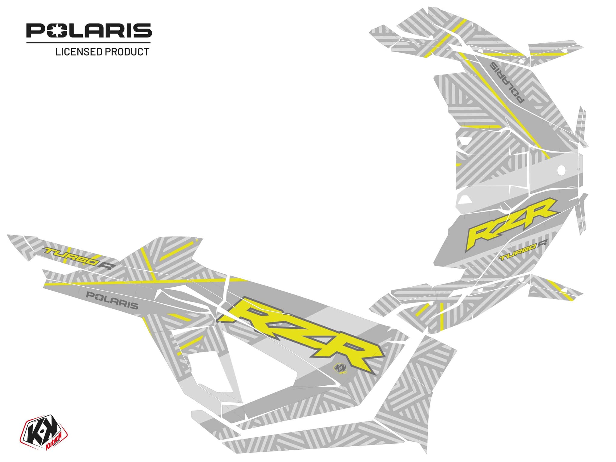 kit graphique ssv polaris rzr pro r  ultimate epik gris | Polaris | Kutvek - View 2