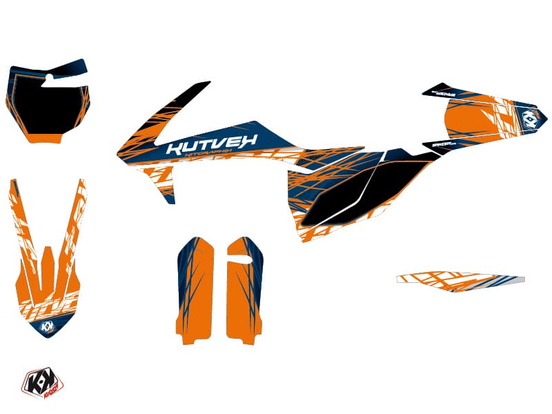 deko-set moto-cross eraser ktm 125 sx blau orange | KTM | Kutvek - View 2