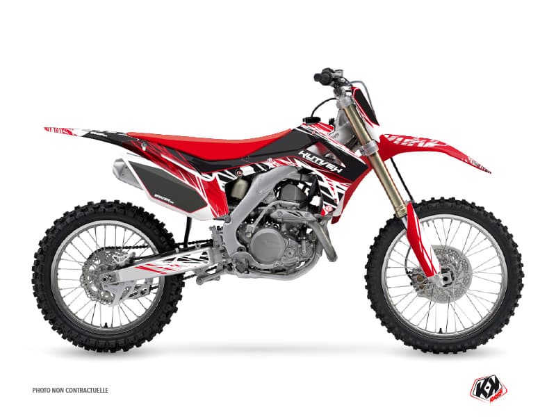 dirt bike honda crf 250 r eraser red-white  graphic kit 