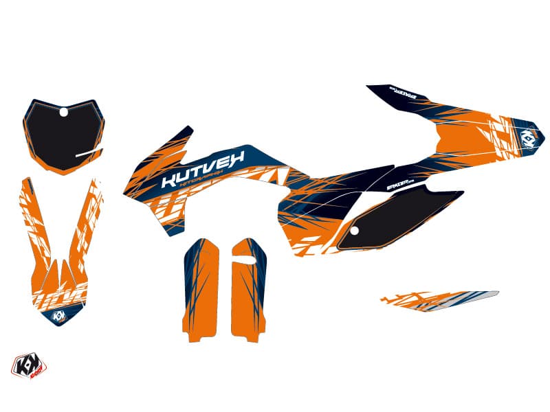 deko-set moto-cross eraser ktm 250 sx blau orange | KTM | Kutvek - View 2