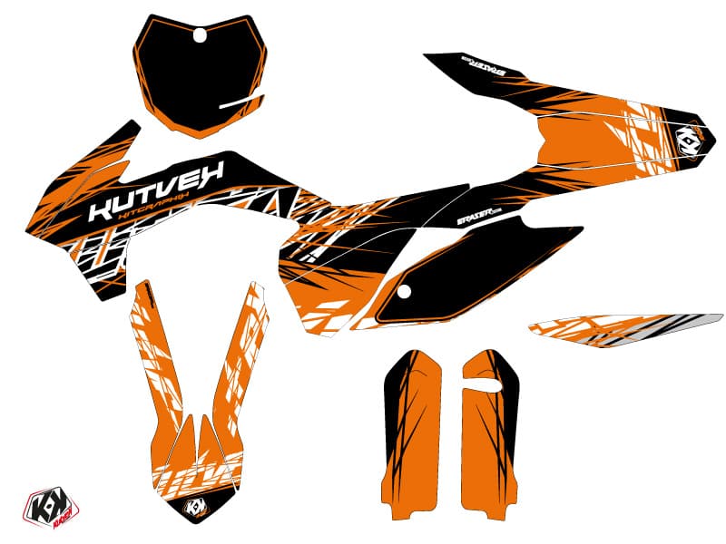 deko-set moto-cross eraser ktm 250 sx orange schwarz | KTM | Kutvek - View 2