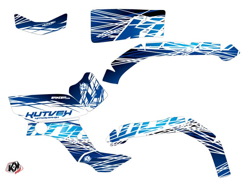 kit decorativo quad eraser yamaha 350 grizzly blu | Yamaha | Kutvek - View 2
