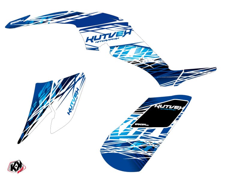 kit graphique quad yamaha raptor 350 eraser bleu | Yamaha | Kutvek - View 2