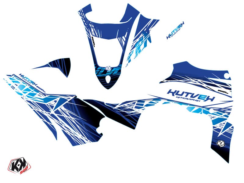 Yamaha 450 YFZ R ATV Eraser Graphic Kit Blue | Yamaha | Kutvek - View 2