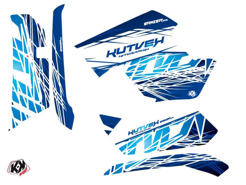 Kit graphique Quad Eraser Yamaha 550-700 Grizzly Bleu | Yamaha | Kutvek - View 2