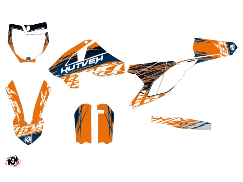 deko-set moto-cross ktm sx 65 eraser blau-orange | KTM | Kutvek - View 2
