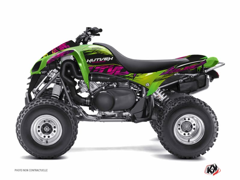 Kit graphique Quad Eraser Kawasaki 700 KFX Vert