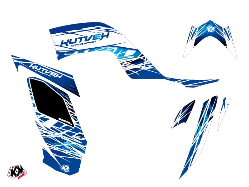 atv yamaha raptor 700 eraser blue  graphic kit | Yamaha | Kutvek - View 2