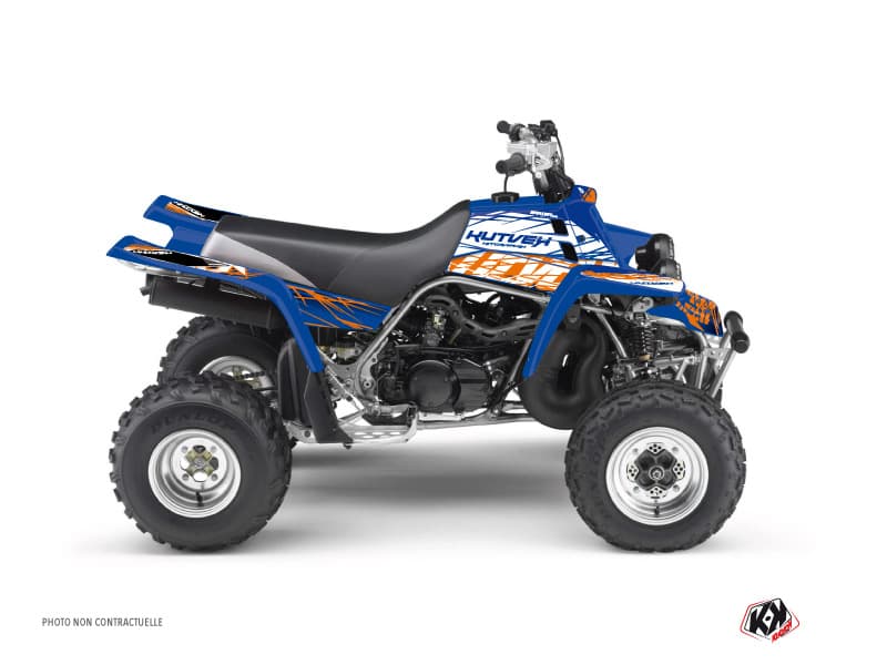 kit graphique quad yamaha banshee eraser bleu-orange | Yamaha | Kutvek