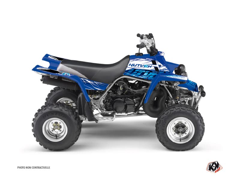 kit graphique quad yamaha banshee eraser bleu | Yamaha | Kutvek