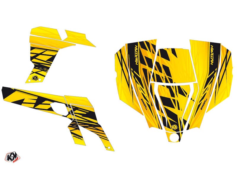kit graphique ssv can-am commander eraser jaune | Can am | Kutvek - View 2