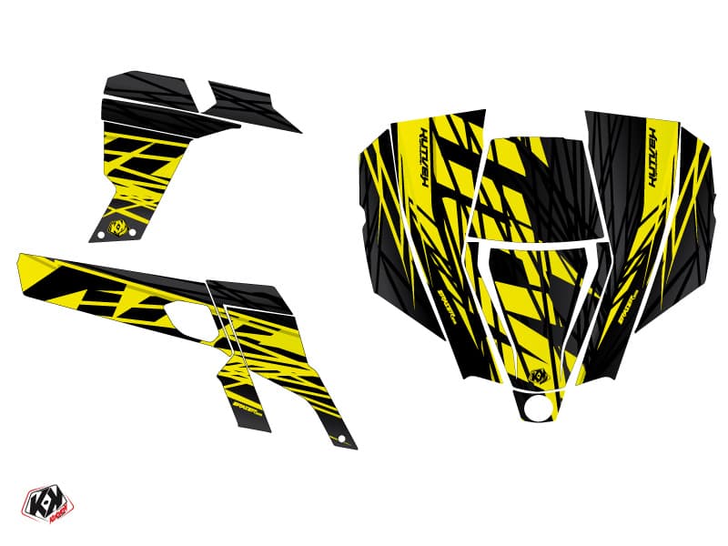 kit graphique ssv can-am commander eraser neon gris | Can am | Kutvek - View 2