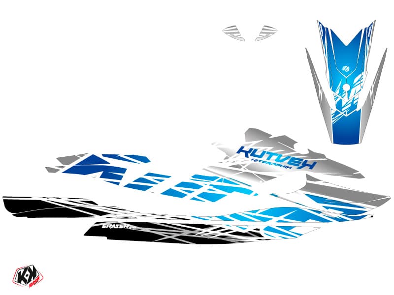 deko-set jetski yamaha ex sport eraser weiß-blau | Yamaha | Kutvek - View 2