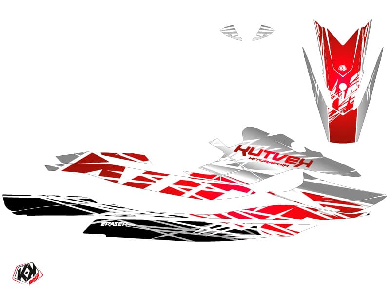deko-set jetski yamaha ex sport eraser weiß-rot | Yamaha | Kutvek - View 2