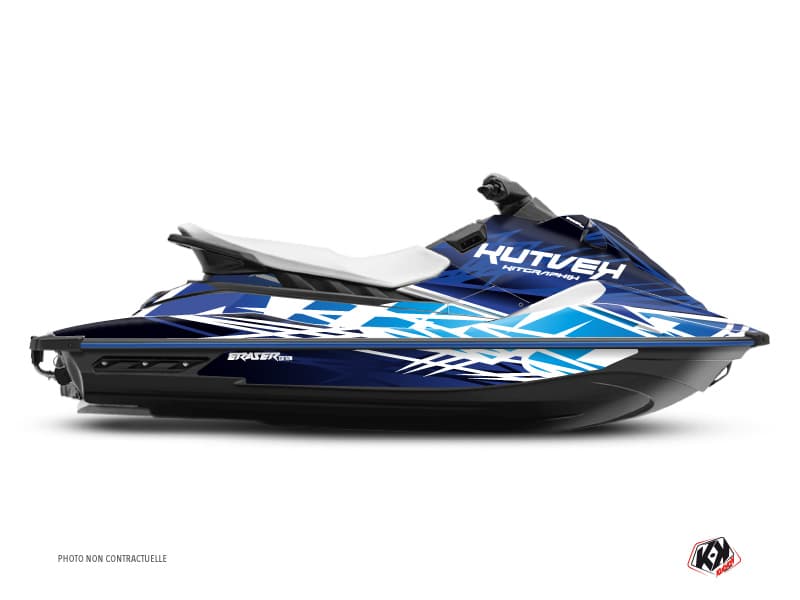 deko-set jet-ski eraser yamaha ex blau