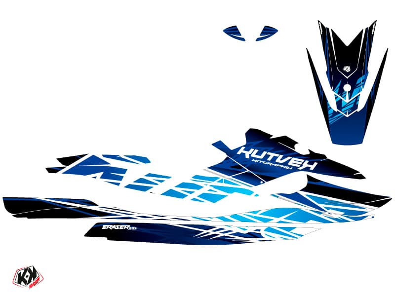 Yamaha EX Jet-Ski Eraser Graphic Kit Blue | Yamaha | Kutvek - View 2