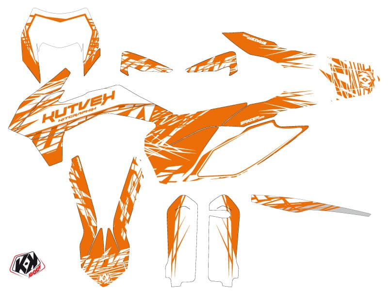 deko-set moto-cross eraser ktm exc-excf orange | KTM | Kutvek - View 2