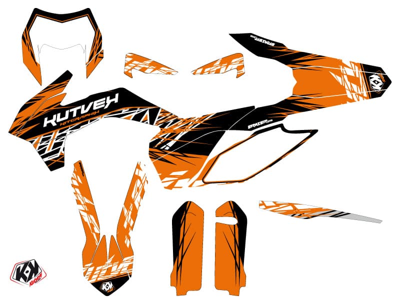 deko-set moto-cross eraser ktm exc-excf orange schwarz | KTM | Kutvek - View 2