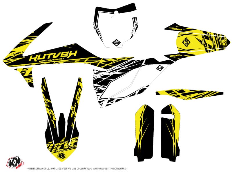 deko-set moto-cross eraser fluo ktm 125 sx gelb | KTM | Kutvek - View 2