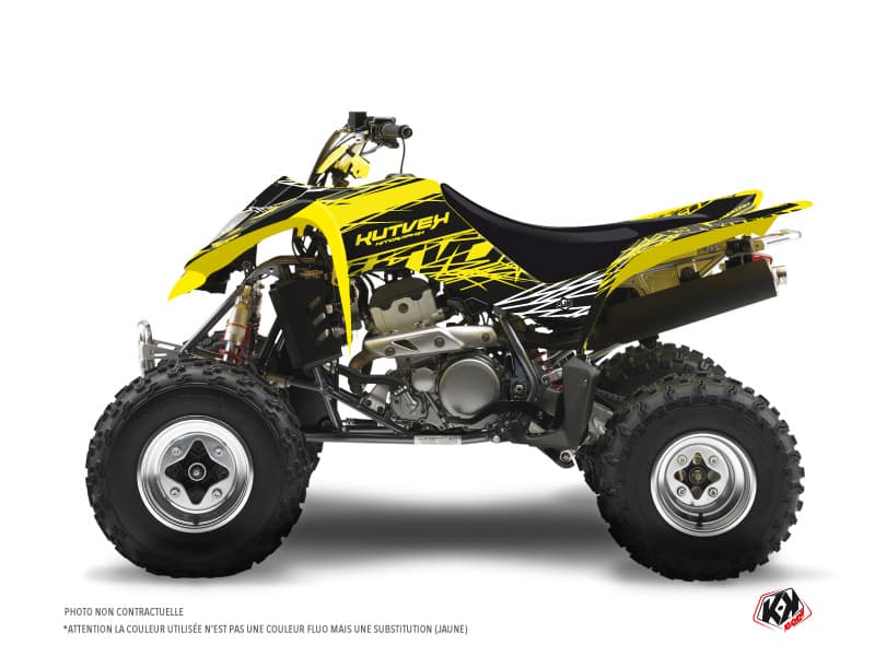 Kit graphique Quad Eraser Fluo Suzuki 250 LTZ Jaune