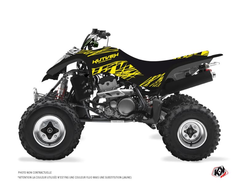 Kit graphique Quad Eraser Fluo Kawasaki 400 KFX Jaune